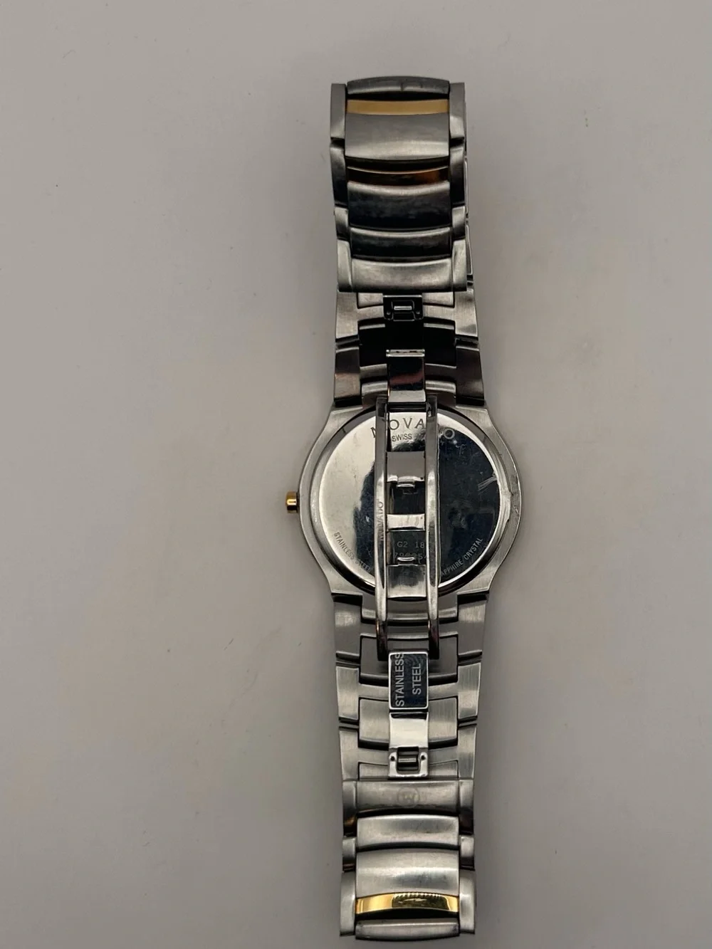 Movado Museum Men’s Two-Tone Gold & Silver Stainless Steel Quartz 34mm Watch